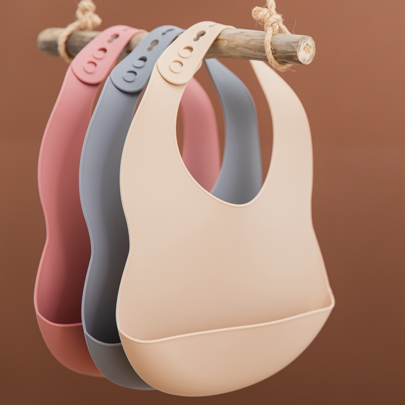 Waterproof Baby Bibs Silicone - 0〜3歳の赤ちゃん用のBPAフリーのシリコンよだれかけ,お手入れが簡単,防水,食品品質,ベビースカーフ,ギフト