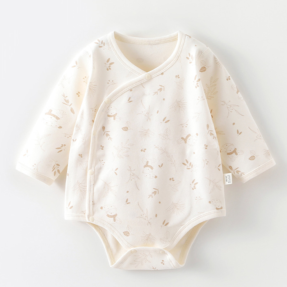 Newborn Baby Girl Romper Floral - 女の赤ちゃんボディスーツ長袖綿 100% 新生児春服かわいいベビーロンパース男の子用