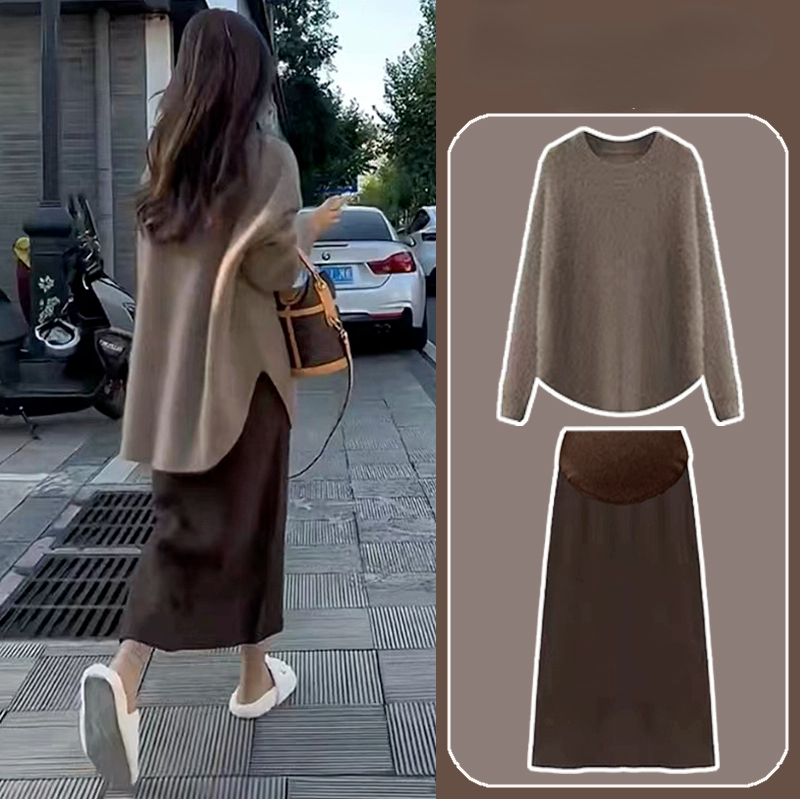 Maternity Wear - ツーピースマタニティウェア,マタニティウェア,ハーフボディスカート,カジュアルトップス,新モデル,秋冬