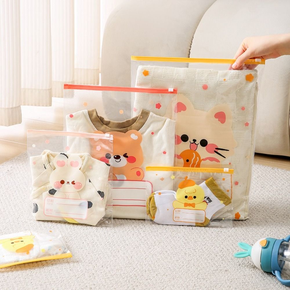 Baby Clothes - 10個入り 多サイズ収納バッグ 分類済みポータブル密封バッグ ベビー服収納 ベビー布/おむつポーチ 旅行用