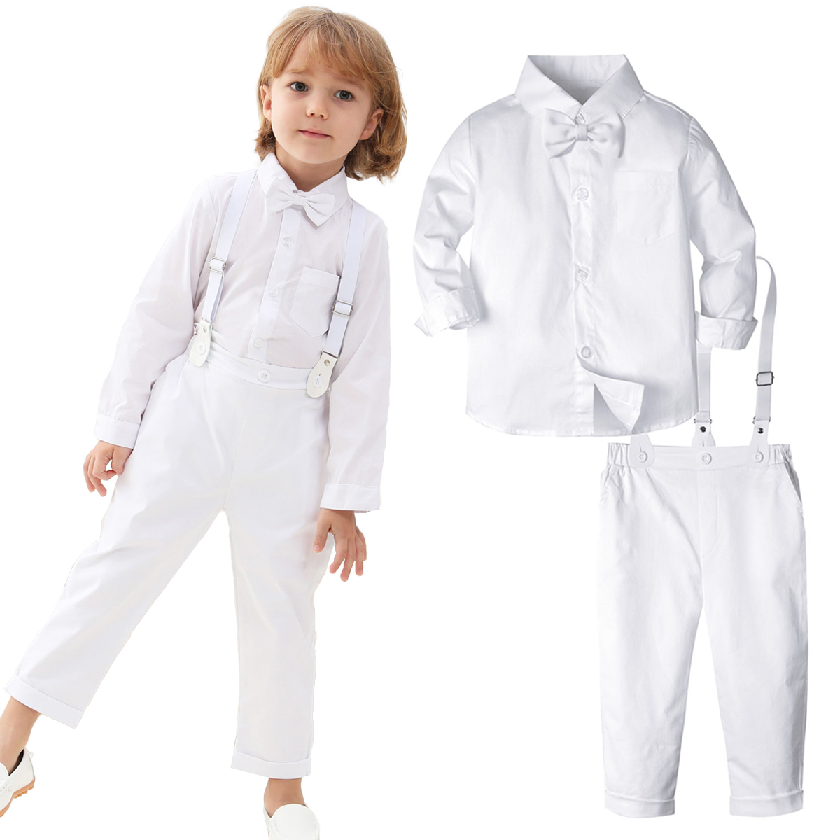 Baby Boy Suit Set Baptism - 男の子、赤ちゃんの結婚式のスーツ、子供のための幼児の誕生日パーティー、フォーマルな服、子供のように見える服セット