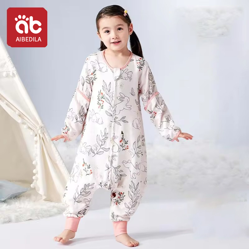 Cotton Baby Onesies Zipper - AIBEDILA-ベビーロンパース、登山服、寝袋、新生児ロンパース、ショート、ミッドロングスリーブ、幼児服、男の子、女の子、
