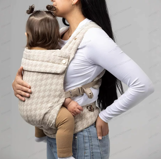 Ergonomic Baby Carrier Newborn To Toddler - 新生児から幼児まで使えるベビーキャリア、人間工学に基づいた快適で軽量なベビー幼児用キャリア、プレミアムソフトコットン通気性のある乳児用キャリア