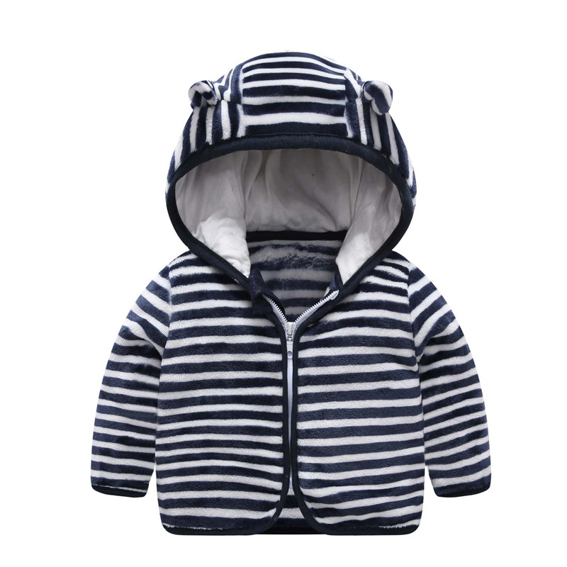 Toddler Boy Winter Fleece Jacket - 2026年 ベビーガールズジャケット ボーイズ コーラルフリース フード付きアウターウェア スノースーツ