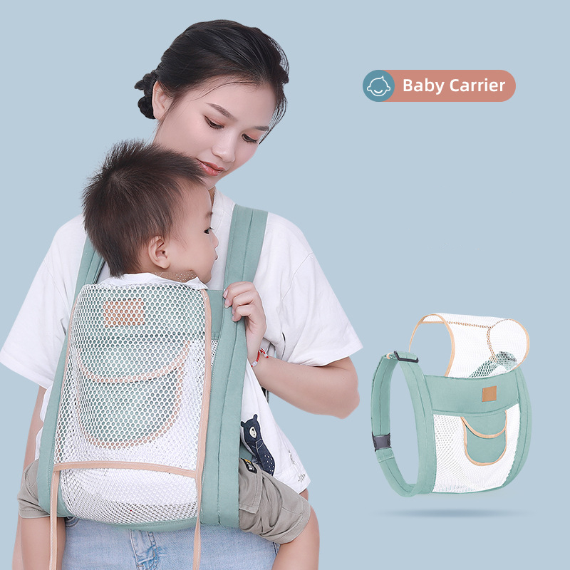 Ergonomic Baby Carrier Newborn To Toddler - 人間工学に基づいたポータブルベビーキャリア,フロントとリアのサポート,カンガルーラップ,ベビーアクセサリー,新生児から幼児まで