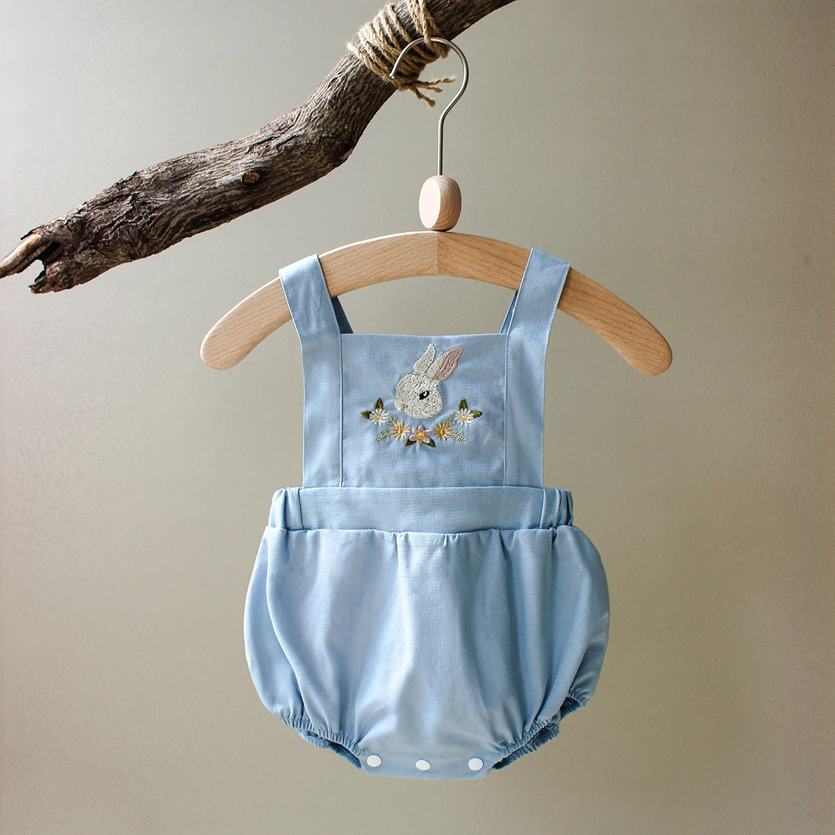 夏新生児女の子ロンパースジャンプスーツオーバーオール子供のた - Baby Summer Linen Sleeveless Jumpsuit のレビューと価格