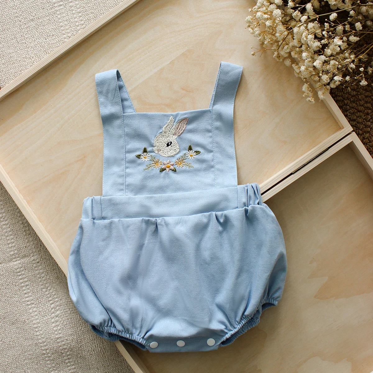 夏新生児女の子ロンパースジャンプスーツオーバーオール子供のた - Baby Summer Linen Sleeveless Jumpsuit のレビューと価格