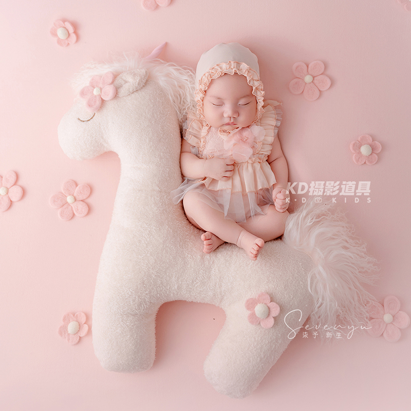 かわいいユニコーンテーマ新生児写真撮影小道具プリンセススタイ - Infant Photography Props Outfit のレビューと価格