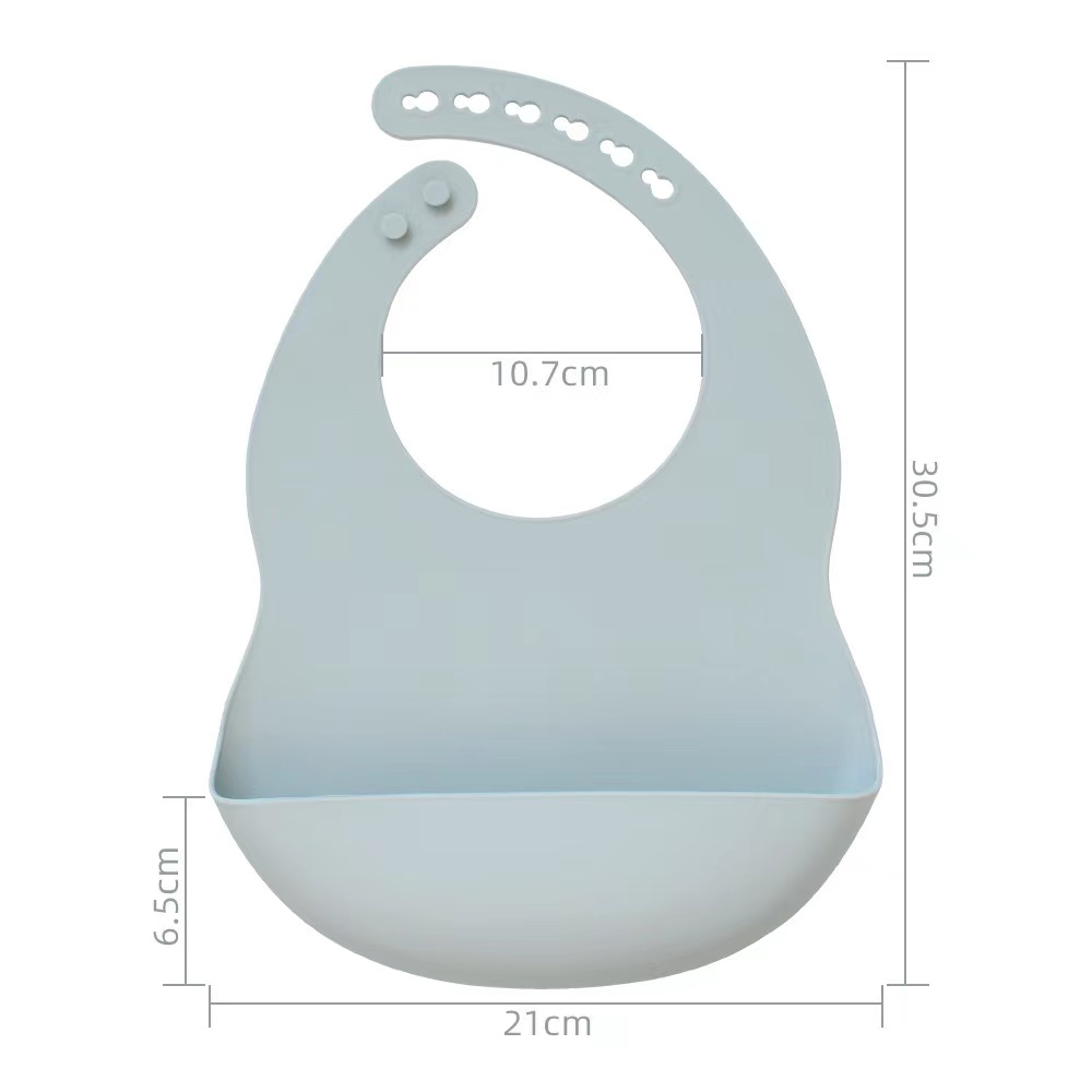 ベビーシリコントレイよだれかけ防水ソフト4スピード調整可能よ - Waterproof Baby Bibs Silicone のレビューと価格