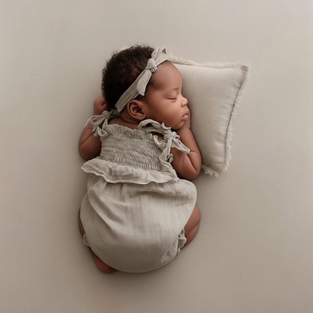 新生児写真撮影用小道具女の赤ちゃん黄色リネンコットンオフショ - Infant Photography Props Outfit のレビューと価格
