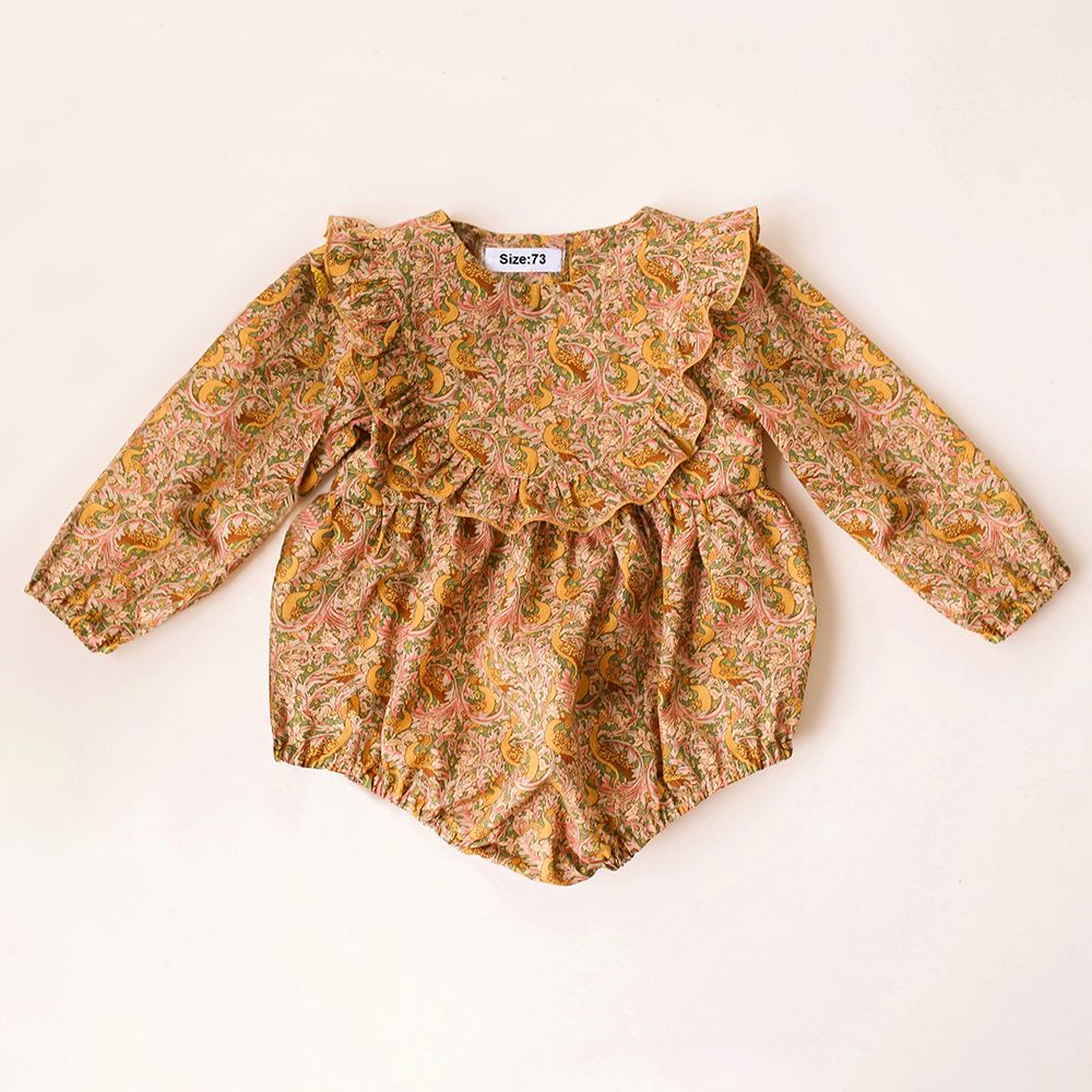 女の赤ちゃんの服 0-2Y 春ソフトコットン新生児女の子長袖 - Newborn Baby Girl Romper Floral のレビューと価格
