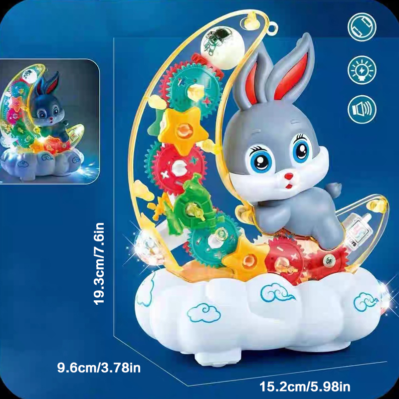 ムーンラビット電動おもちゃスクーター 透明ギアサウンド＆ライ - Baby Gear のレビューと価格