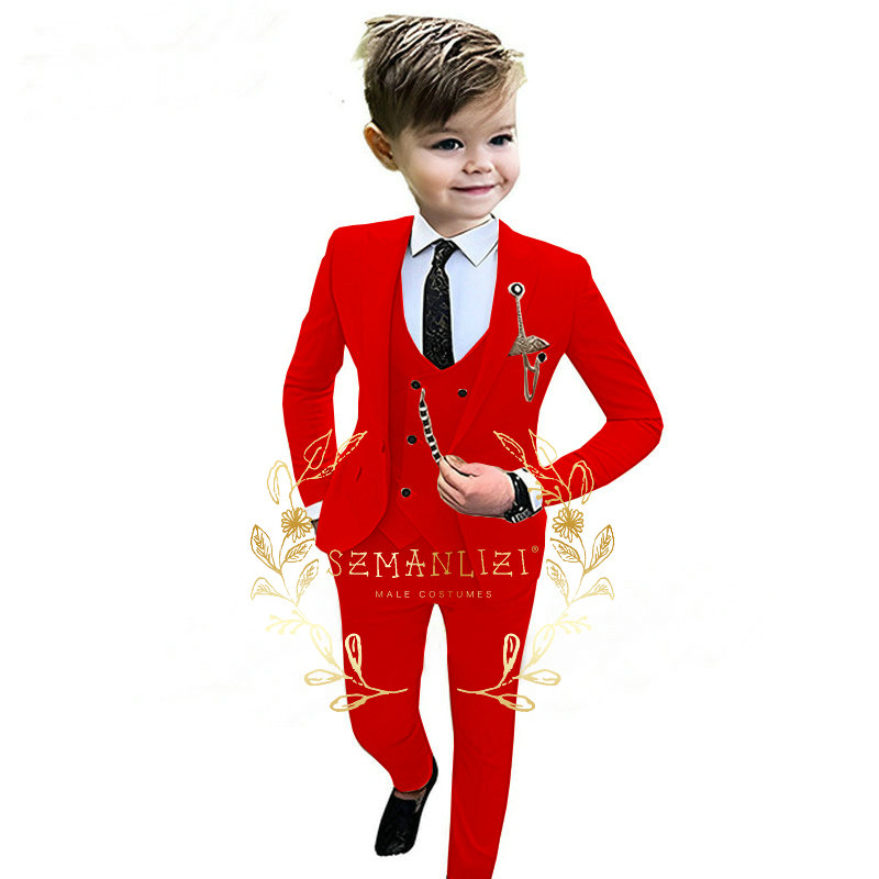 男の子と女の子のためのベージュのブレザージャケットとパンツの - Baby Boy Suit Set Baptism のレビューと価格