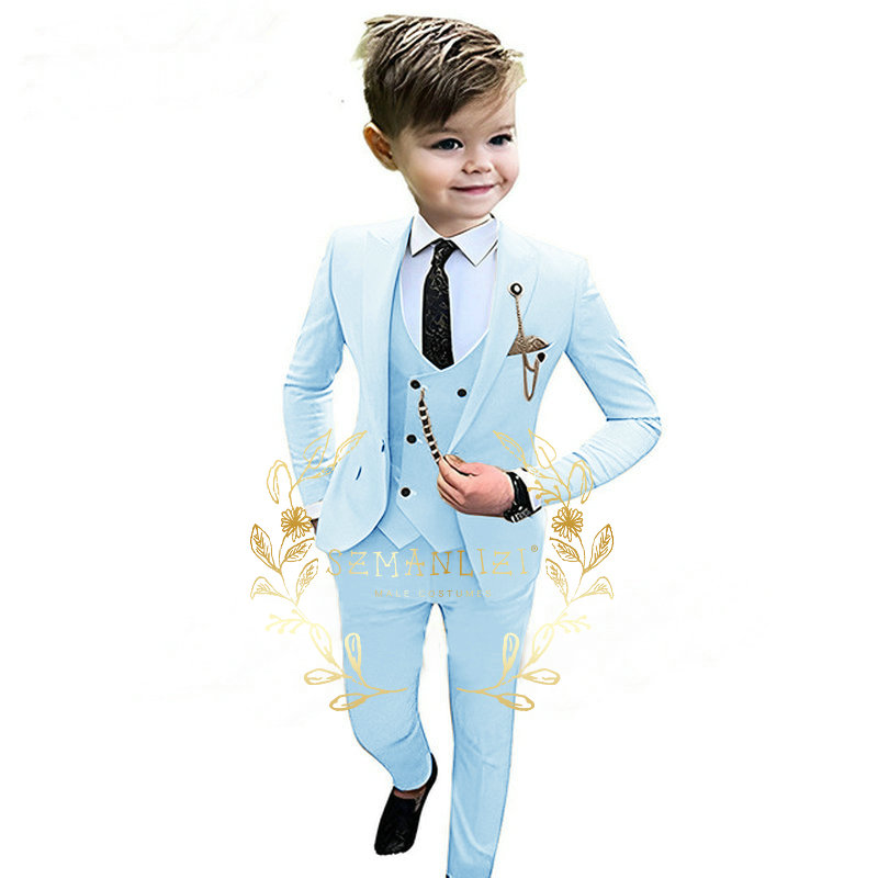 男の子と女の子のためのベージュのブレザージャケットとパンツの - Baby Boy Suit Set Baptism のレビューと価格
