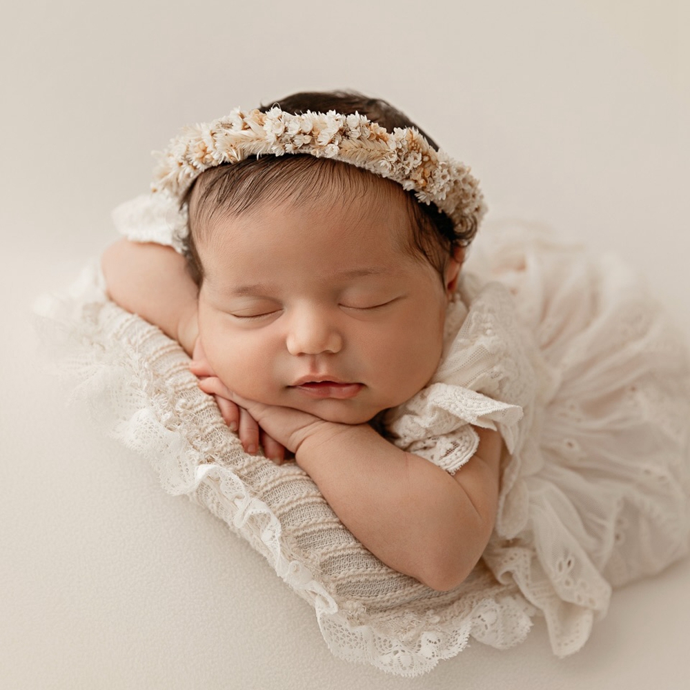 プロのスタジオ新生児写真撮影用小道具ロンパース刺繍幼児写真撮 - Newborn Baby Girl Romper Floral のレビューと価格