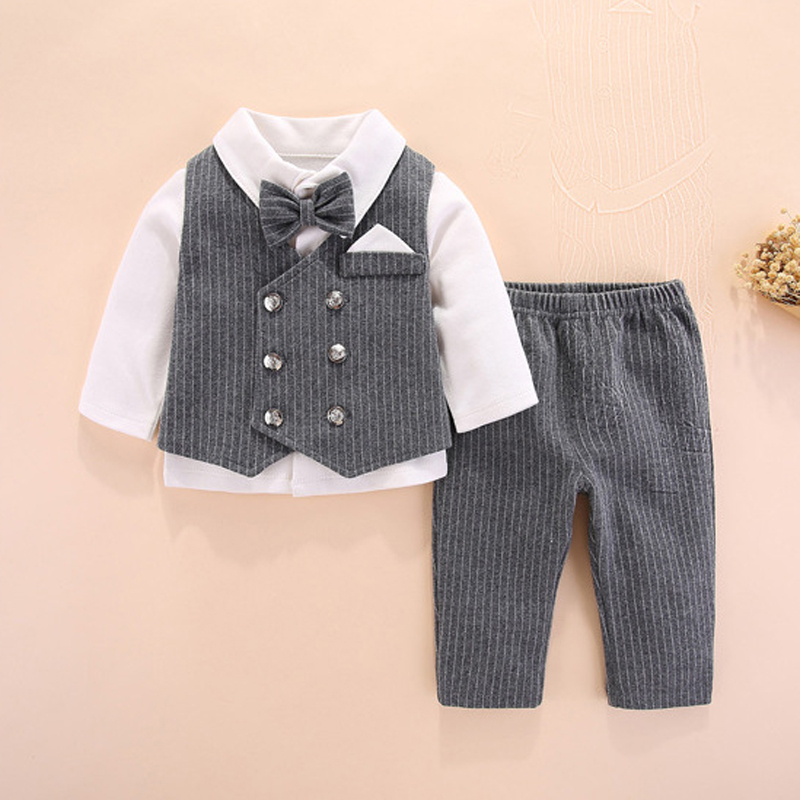 Iyeal男の子洗礼スーツセット新生児誕生日パーティーギフト - Baby Boy Suit Set Baptism のレビューと価格