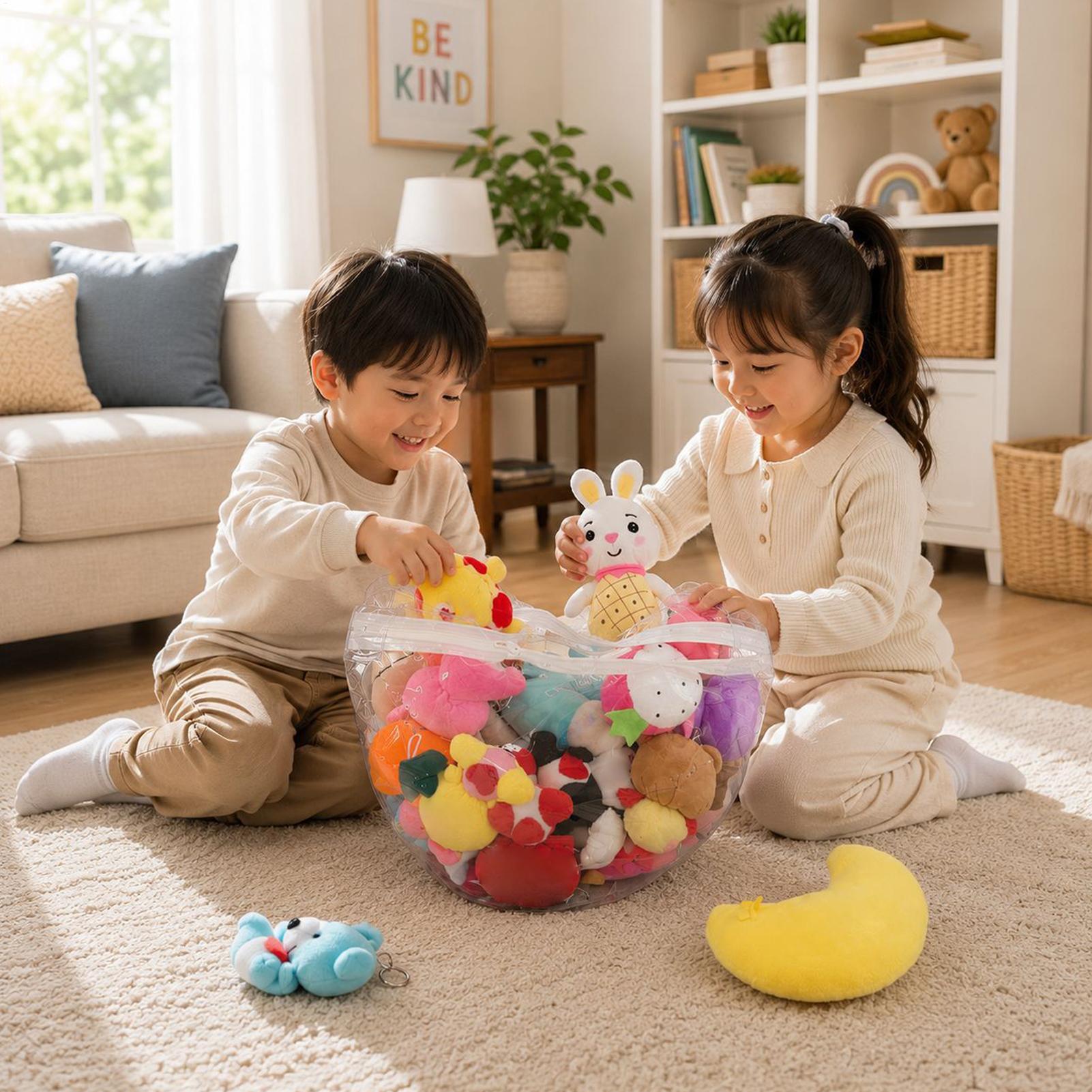 ぬいぐるみホルダー 透明 防塵 ぬいぐるみ収納ケース おもち - Nursery のレビューと価格