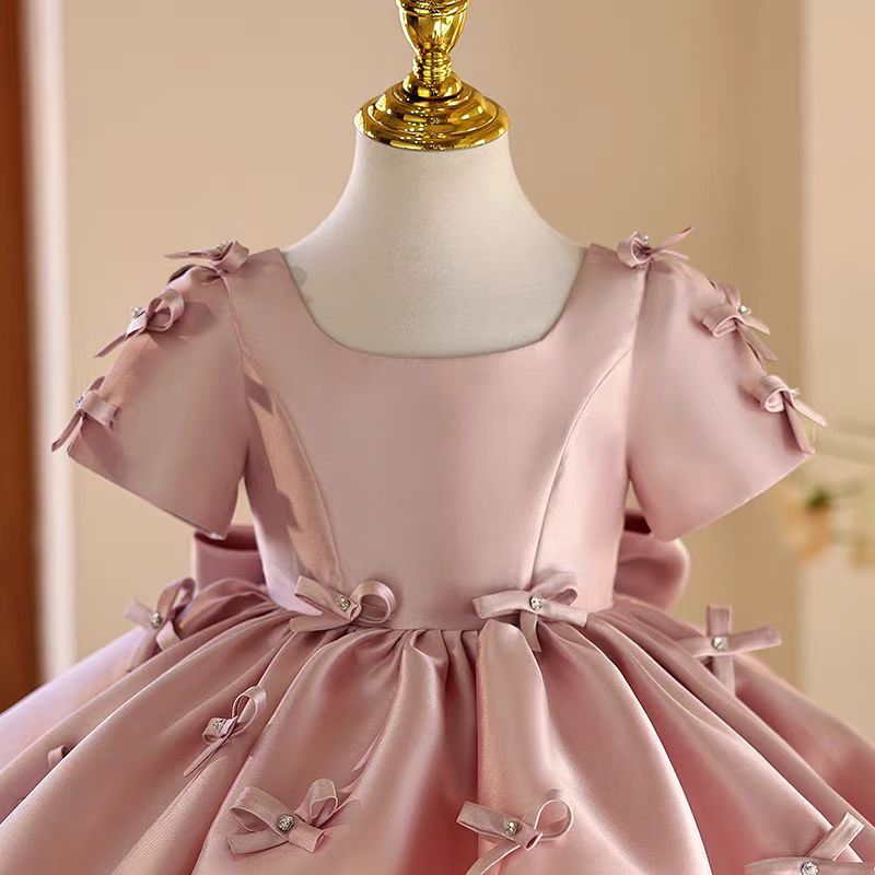 ジルウィッシュ J720 ピンクフラワーガールドレス リボン - Toddler Girl Tulle Party Dress のレビューと価格