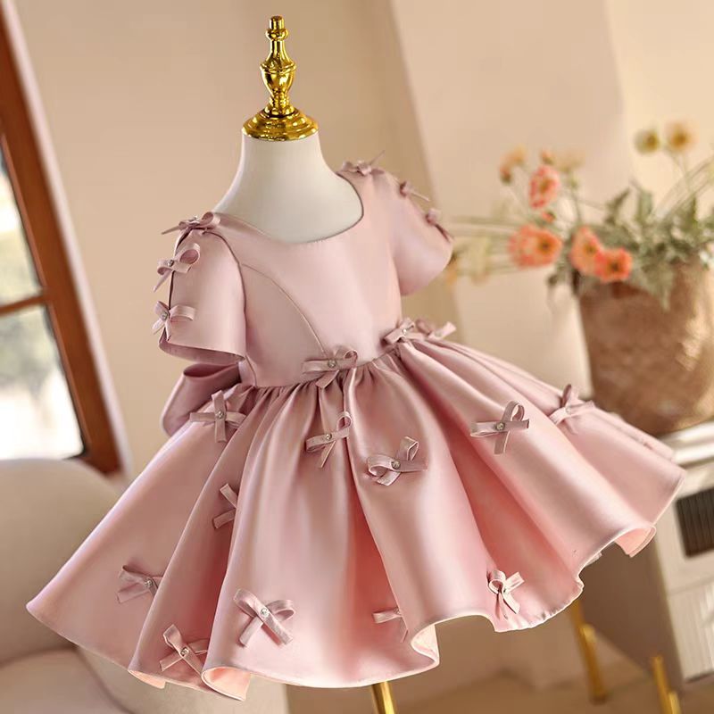 ジルウィッシュ J720 ピンクフラワーガールドレス リボン - Toddler Girl Tulle Party Dress のレビューと価格