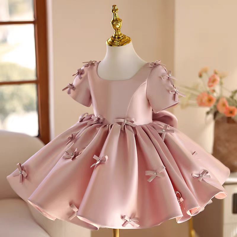 ジルウィッシュ J720 ピンクフラワーガールドレス リボン - Toddler Girl Tulle Party Dress のレビューと価格
