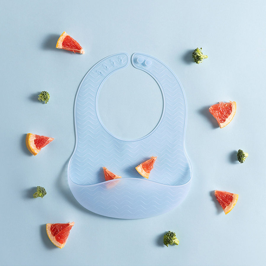 1pc BabySilicone ゼリーよだれかけ超軽量肩を - Waterproof Baby Bibs Silicone のレビューと価格
