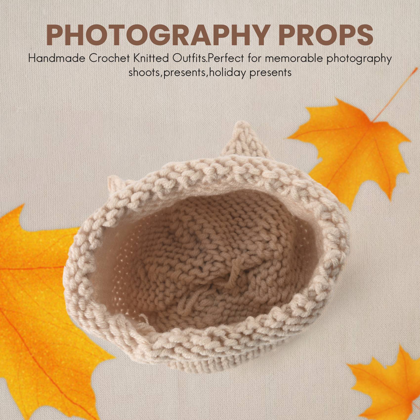 ABJA-新生児写真撮影用小道具幼児男の子女の子ニット写真撮 - Infant Photography Props Outfit のレビューと価格
