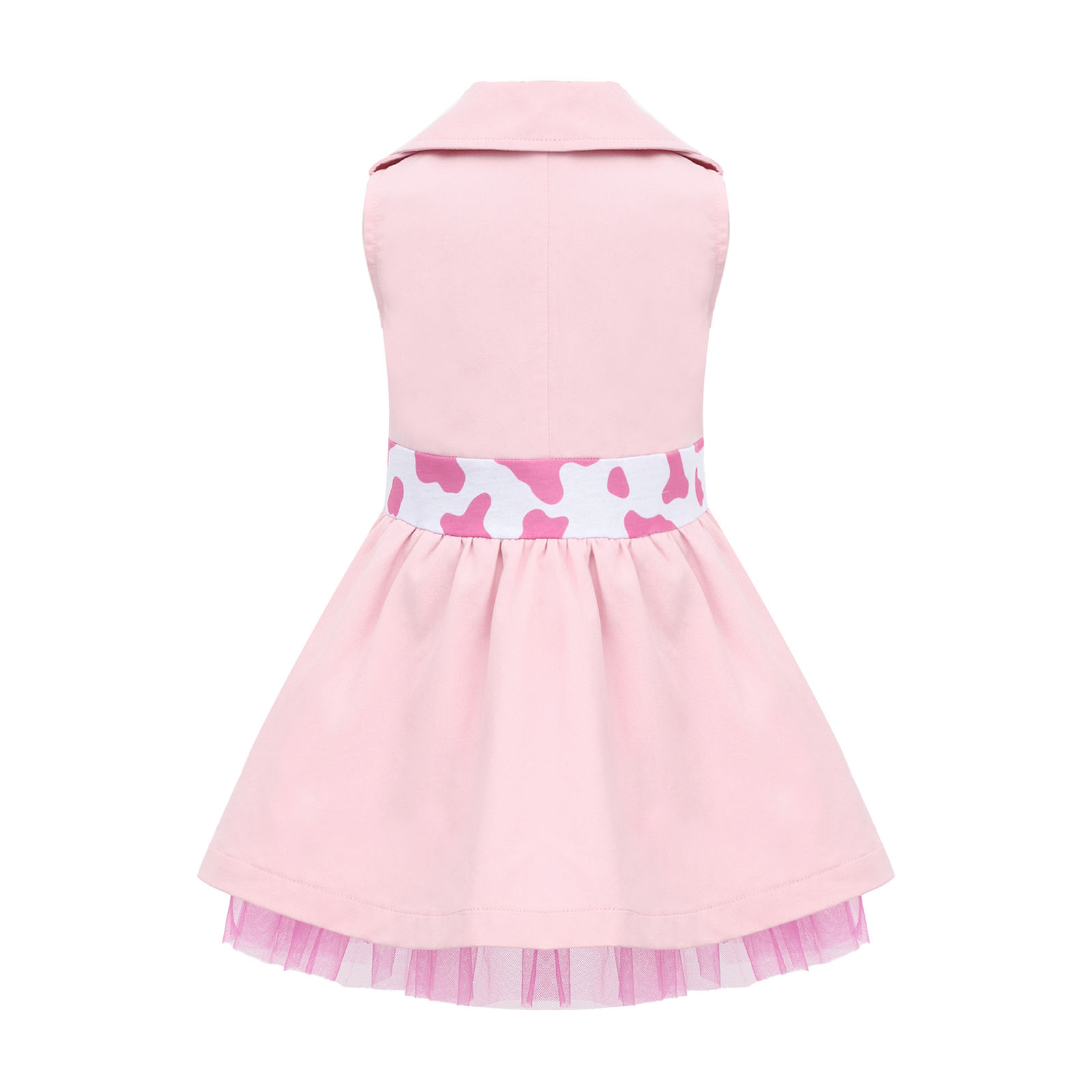 幼児の女の子用動物園飼育員スーツ、ノースリーブ、可愛い動物刺 - Toddler Girl Tulle Party Dress のレビューと価格