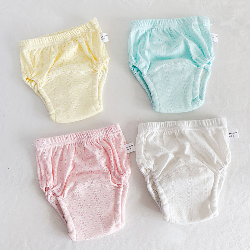 4ピース/ロットベビートレーニングパンツ漏れ防止洗える防水綿 - Toddler Training Pants Leak Proof のレビューと価格