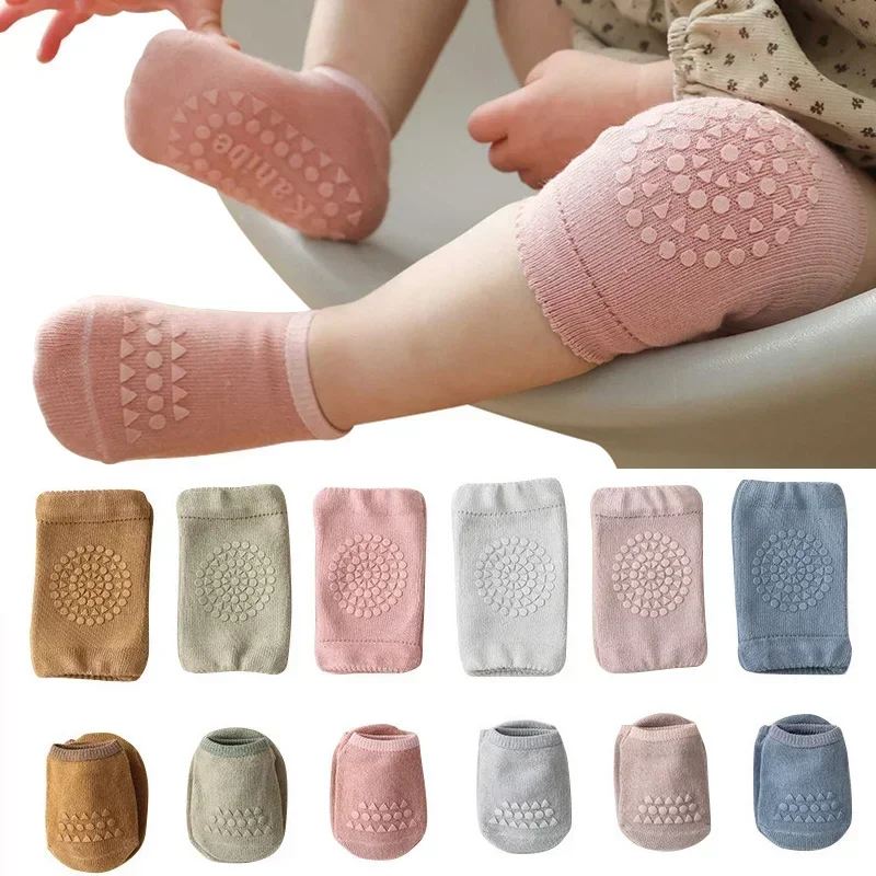 赤ちゃん用膝当てソックスセット - 滑り止め付きのハイハイ用 - Unisex Baby Socks Non Slip のレビューと価格