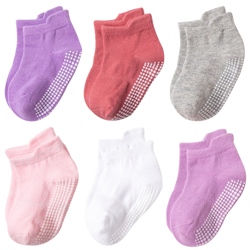 新生児用滑り止めベビーソックス,ゴムバンド付き滑り止めコット - Unisex Baby Socks Non Slip のレビューと価格