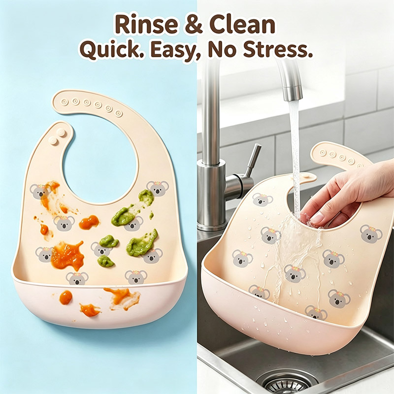 シリコン製ベビー用食事エプロン 防水フードキャッチャーエプロ - Waterproof Baby Bibs Silicone のレビューと価格