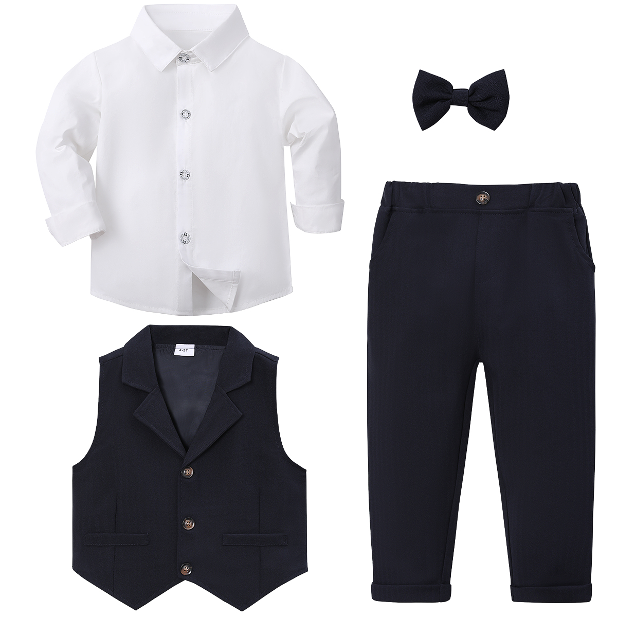 幼児スーツ赤ちゃん男の子イースター衣装子供洗礼洗礼セットフォ - Baby Boy Suit Set Baptism のレビューと価格