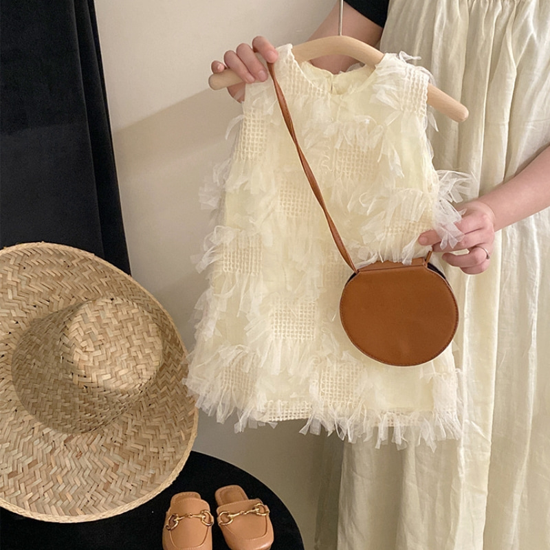 女の赤ちゃんのためのプリンセスドレス,コットン,ノースリーブ - Toddler Girl Tulle Party Dress のレビューと価格