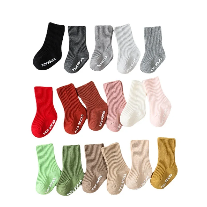 赤ちゃんと女の子のためのフロアソックス,子供のための丈夫な白 - Unisex Baby Socks Non Slip のレビューと価格