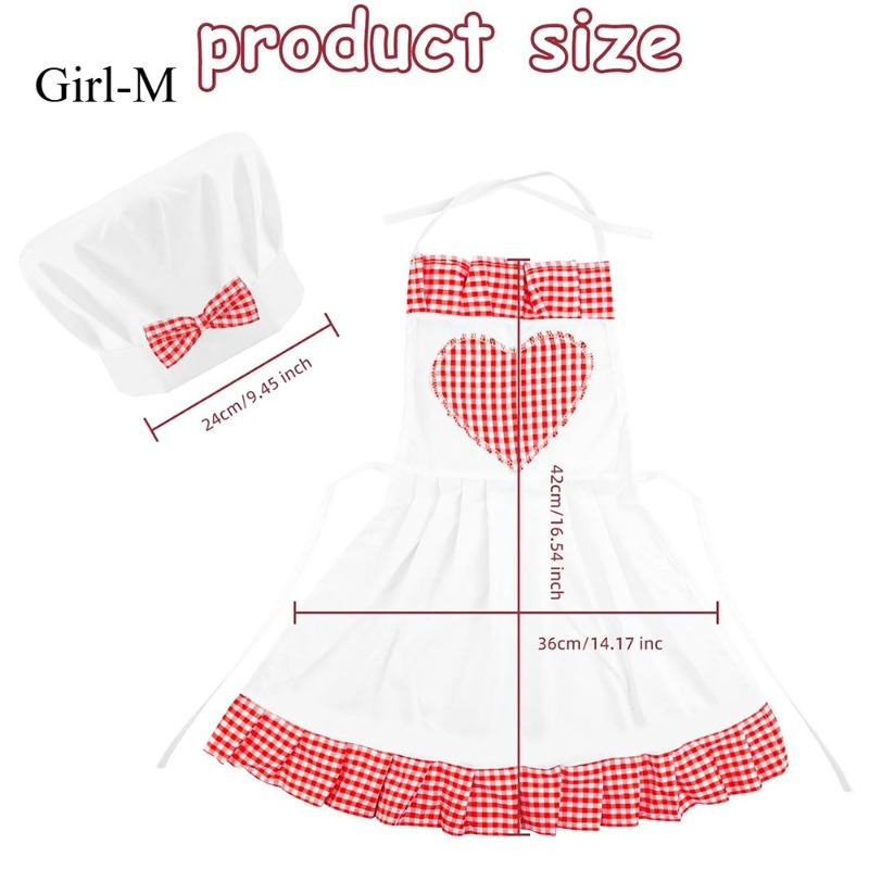 赤ギンガムチェックベビーシェフコスチューム新生児写真撮影小道 - Infant Photography Props Outfit のレビューと価格