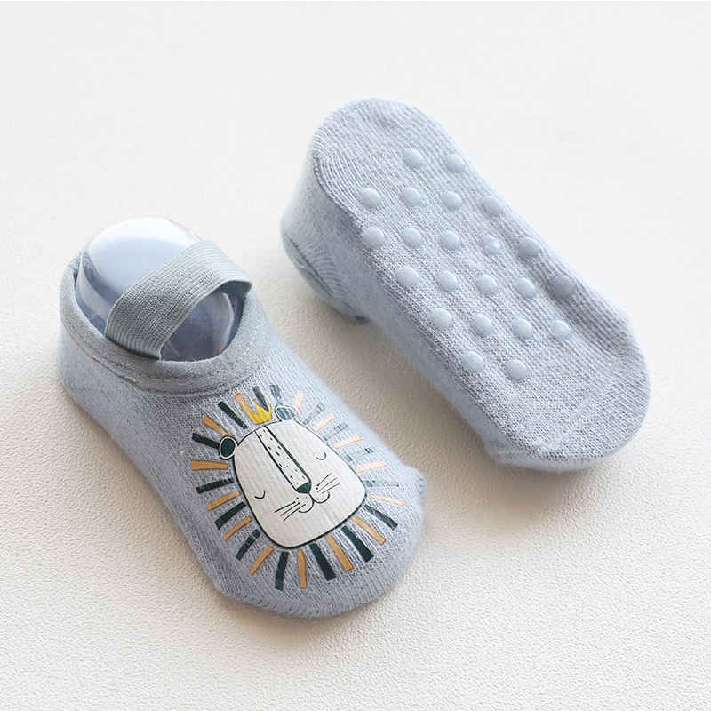 男の子と女の子のための滑り止めコットンソックス,かわいい漫画 - Unisex Baby Socks Non Slip のレビューと価格