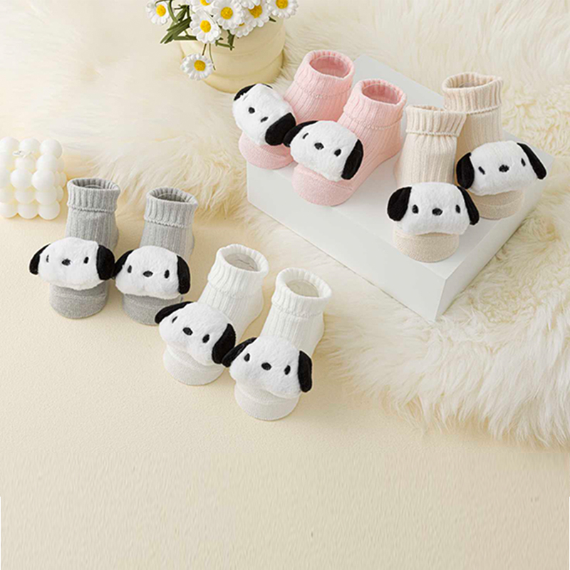 かわいい漫画柄の子供用靴下1組、赤ちゃんや子供用の滑り止めフ - Unisex Baby Socks Non Slip のレビューと価格