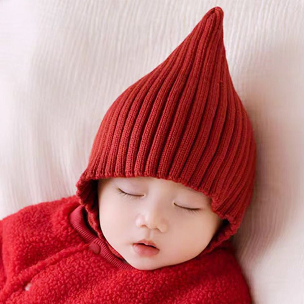 かわいい無地ベビー帽子冬暖かいニット幼児女の子キャップボンネ - Infant Beanie Hat With Ears のレビューと価格