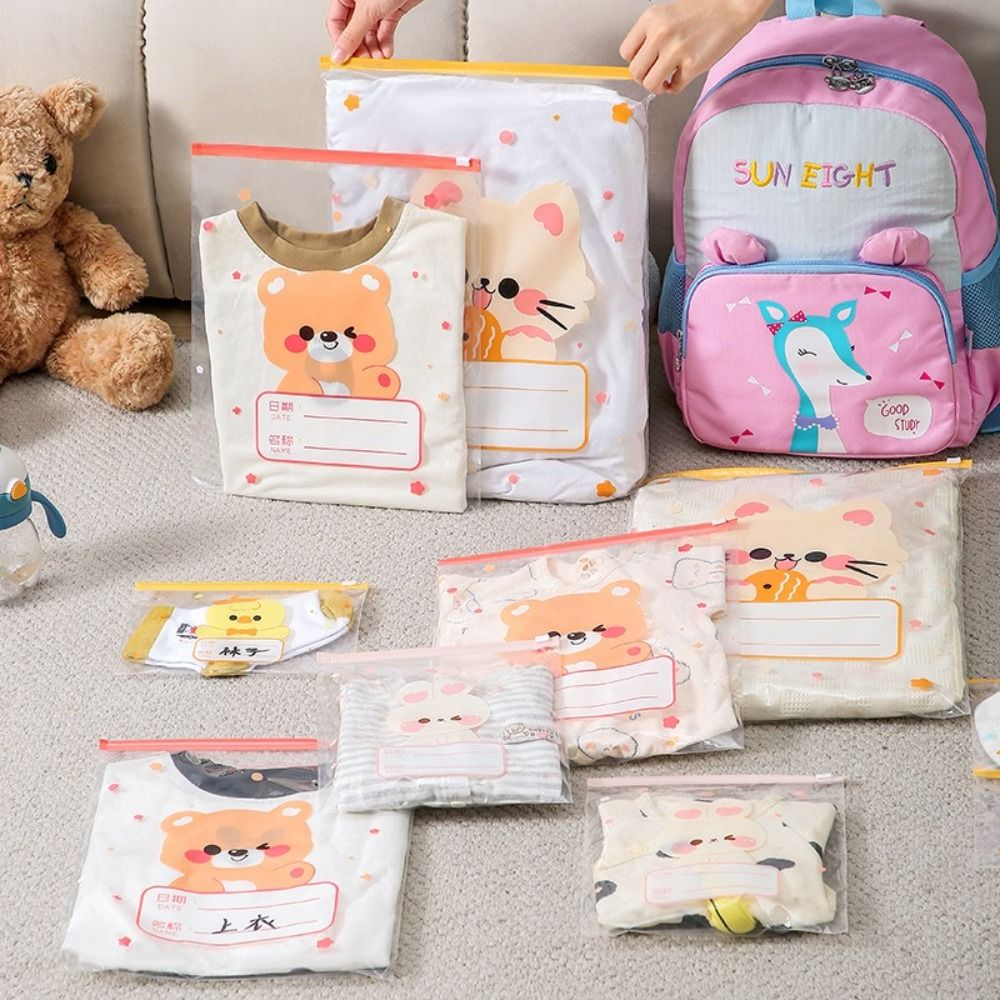 10個入り 多サイズ収納バッグ 分類済みポータブル密封バッグ - Baby Clothes のレビューと価格