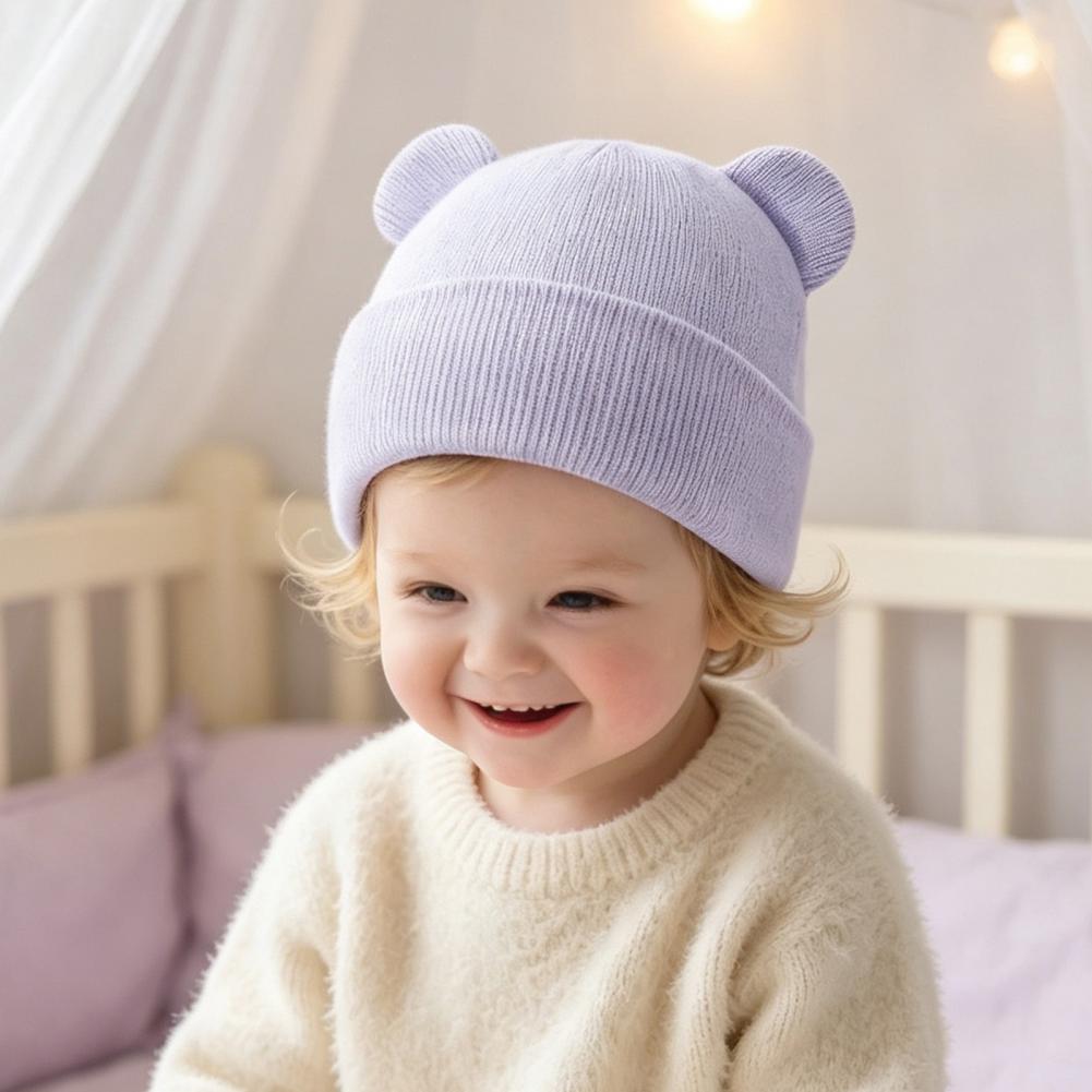 ベビーウィンターハット、幼児用アクセサリー、ベビーウィンター - Infant Beanie Hat With Ears のレビューと価格