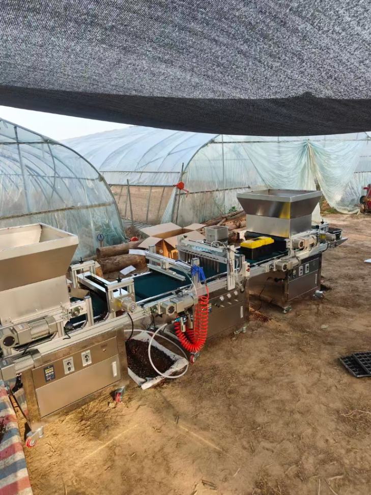 温室野菜苗床機械 全自動トレイ苗植機 野菜種子植栽機 - Nursery のレビューと価格
