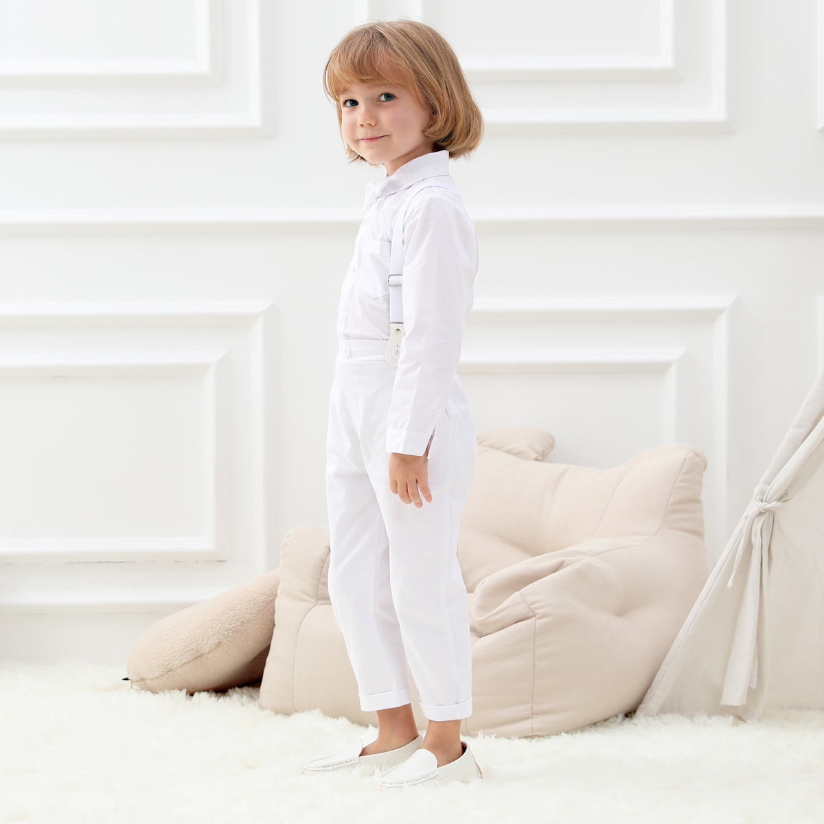 男の子、赤ちゃんの結婚式のスーツ、子供のための幼児の誕生日パ - Baby Boy Suit Set Baptism のレビューと価格