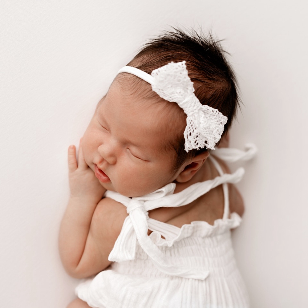 ソフト新生児写真撮影小道具白モスリンフリルロンパースベビー写 - Infant Photography Props Outfit のレビューと価格