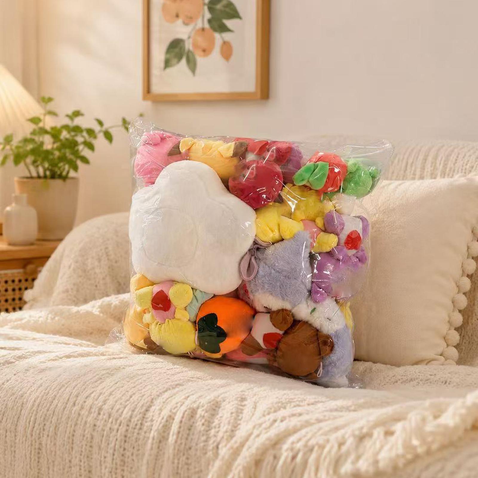 ぬいぐるみオーガナイザー 透明防塵ぬいぐるみ収納バッグ ぬい - Nursery のレビューと価格