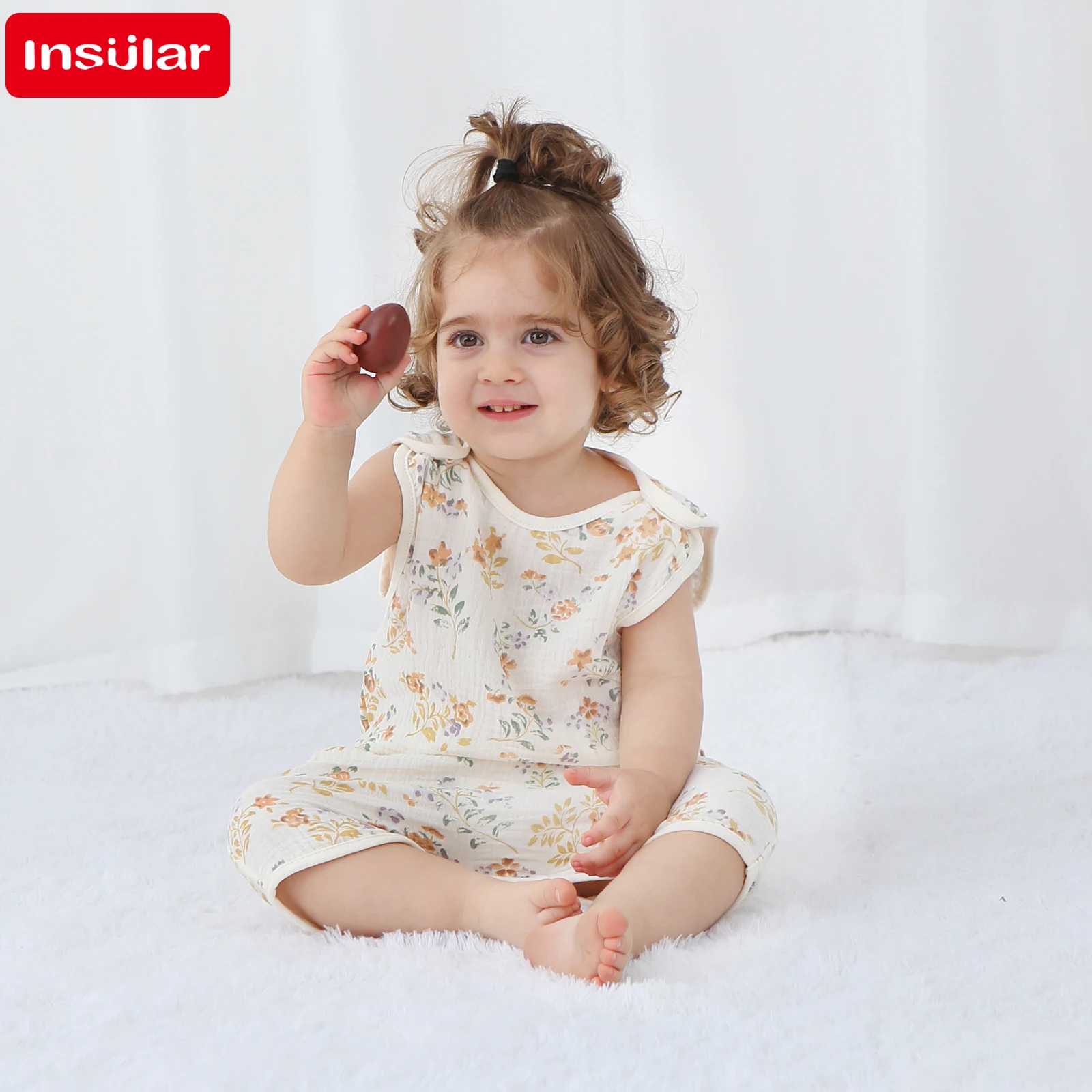 INSULAR 新生児女の子ボディスーツソフト漫画ロンパース - Newborn Baby Girl Romper Floral のレビューと価格