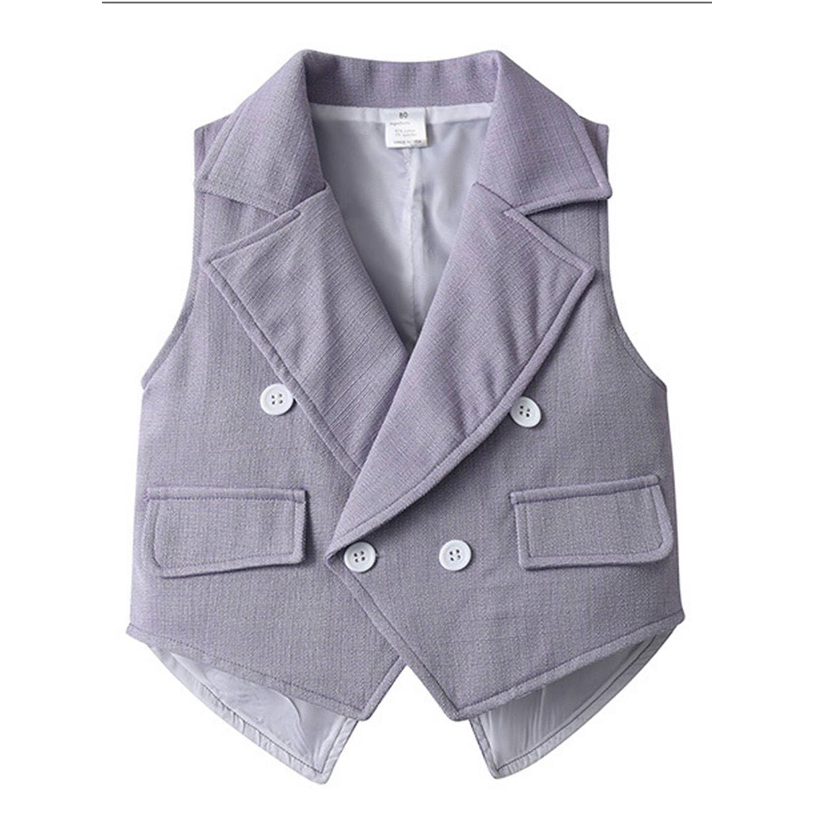 男の赤ちゃん紳士スーツ洗礼洗礼衣装幼児服長袖トップベストパン - Baby Boy Suit Set Baptism のレビューと価格