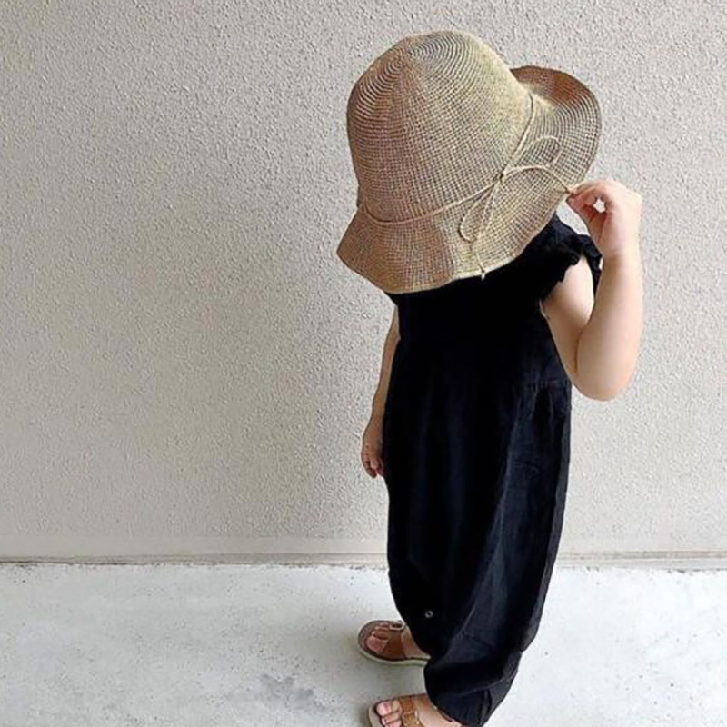 Milancel-夏のベビーロンパース,ノースリーブ,オーバ - Baby Summer Linen Sleeveless Jumpsuit のレビューと価格