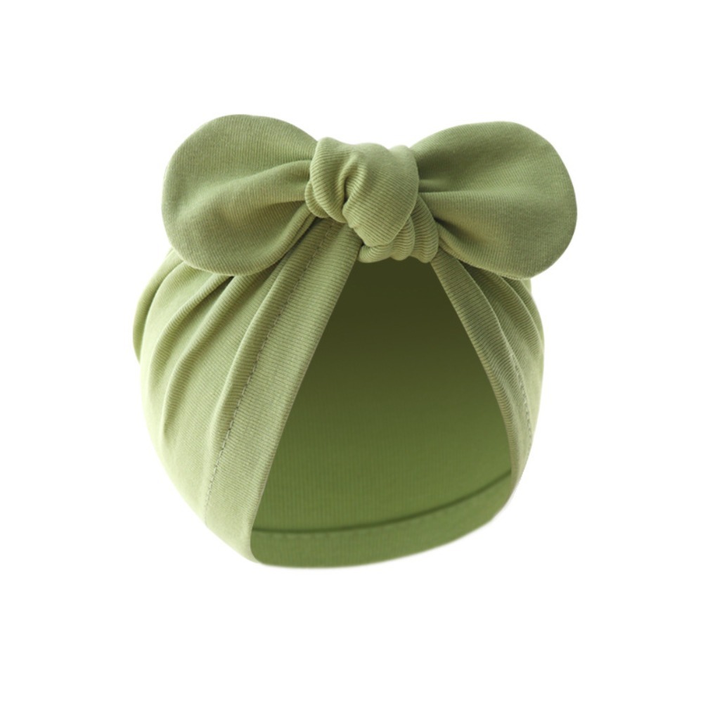 かわいいフラワーノットベビー帽子無地ソフトバニー耳帽子綿幼児 - Infant Beanie Hat With Ears のレビューと価格