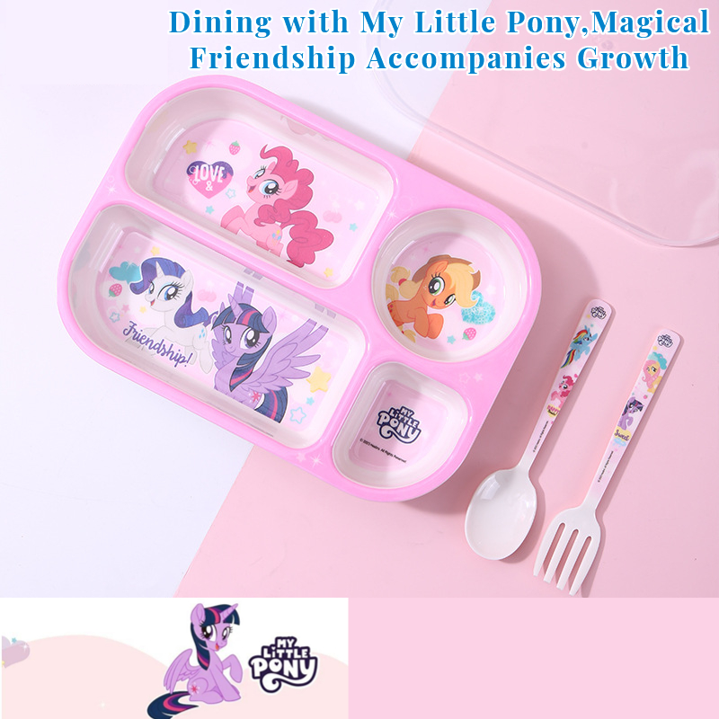 マイリトルポニー食器セット幼児用給餌用分割ダイニングプレート - Feeding のレビューと価格