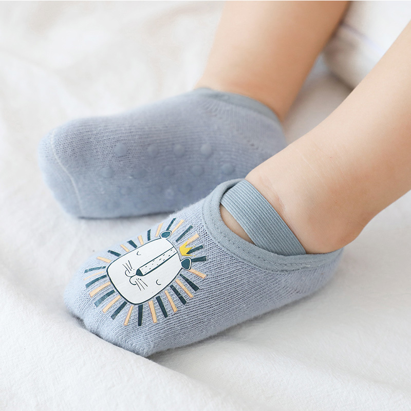 ベビーアンチスリップソックス男の子女の子新生児綿かわいい靴下 - Unisex Baby Socks Non Slip のレビューと価格